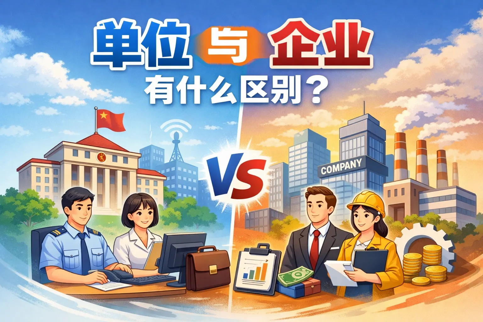 单位与企业有什么区别