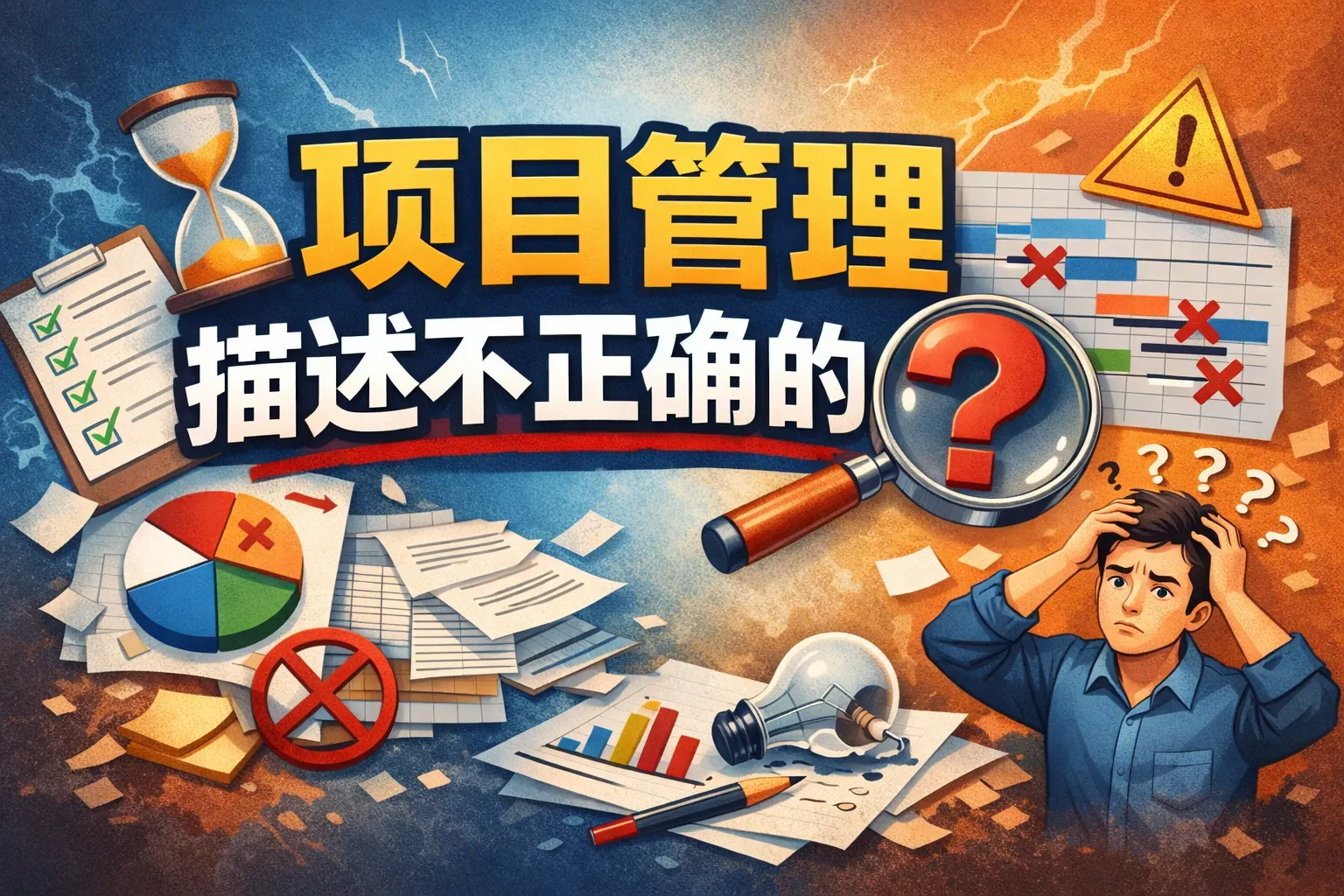 项目管理描述不正确的是