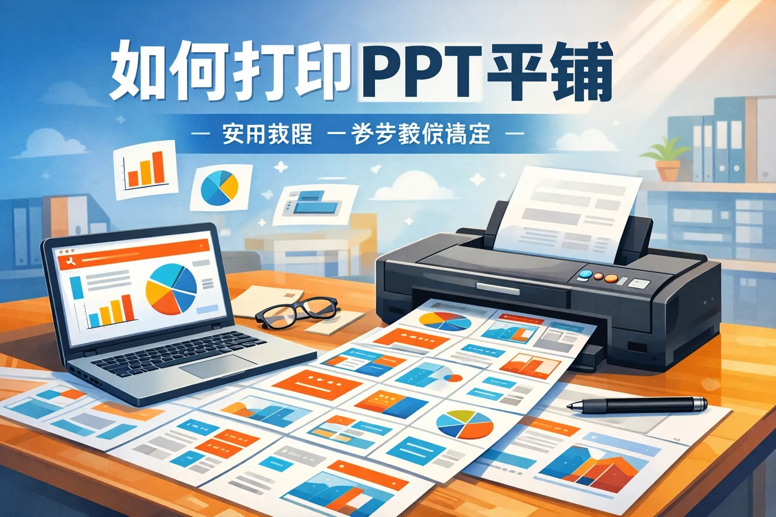 如何打印ppt平铺