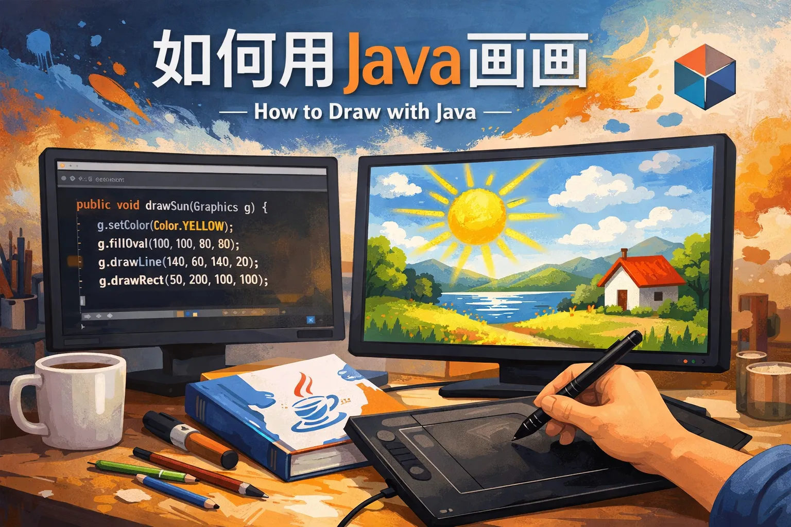 如何用java画画