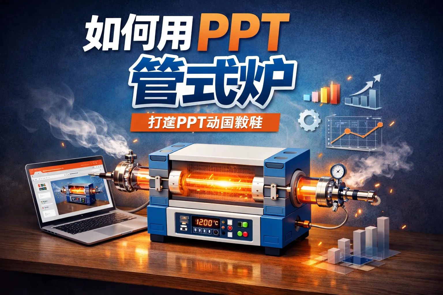 如何用PPT管式炉