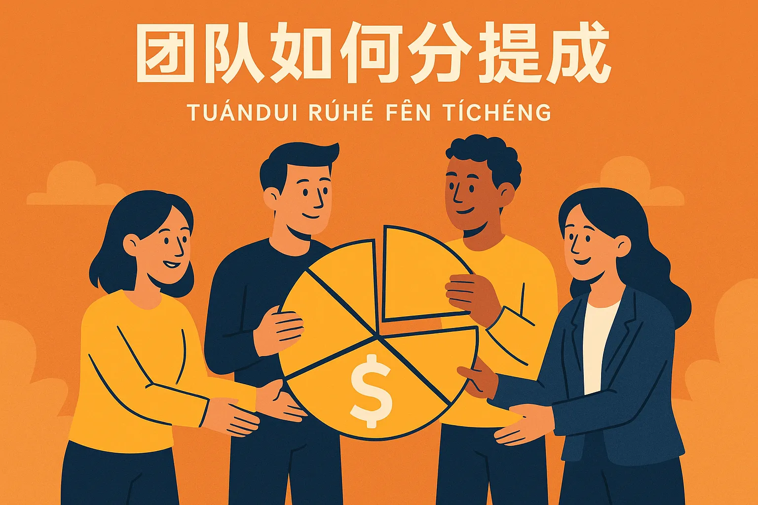 团队如何分提成