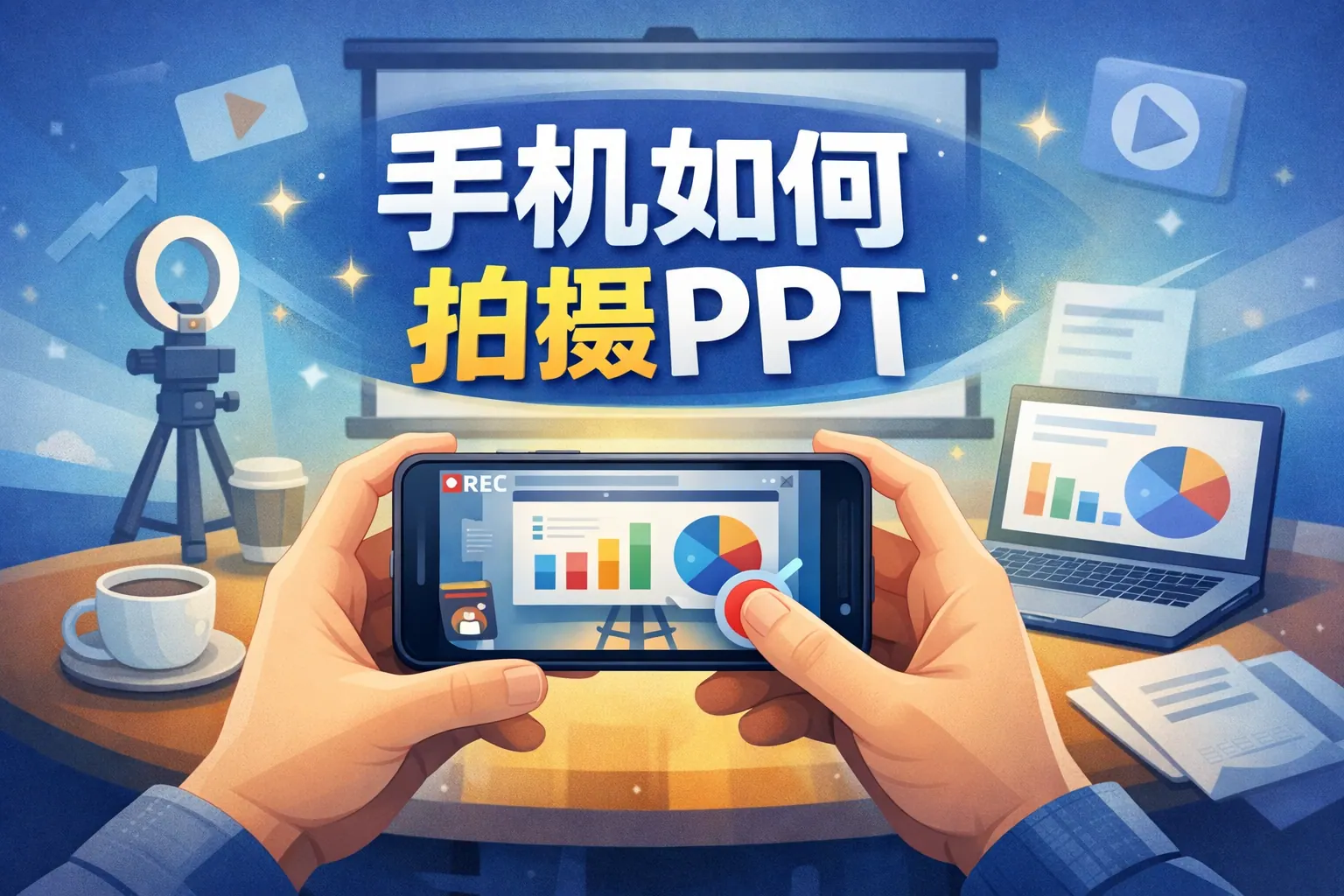 手机如何拍摄ppt