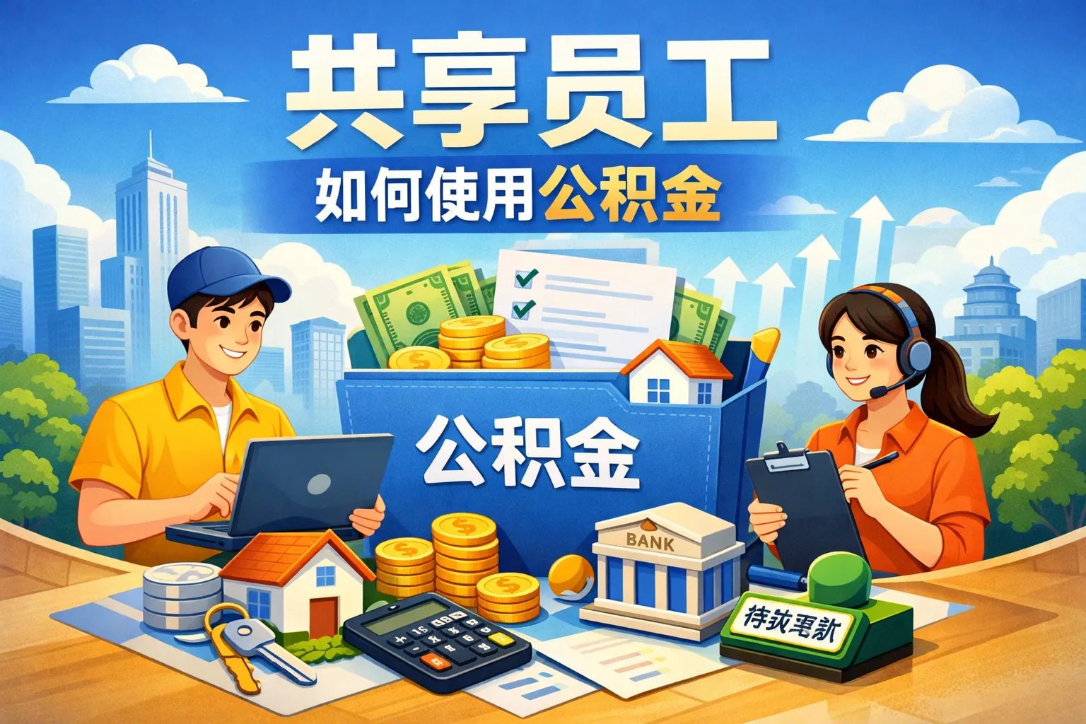 共享员工如何使用公积金