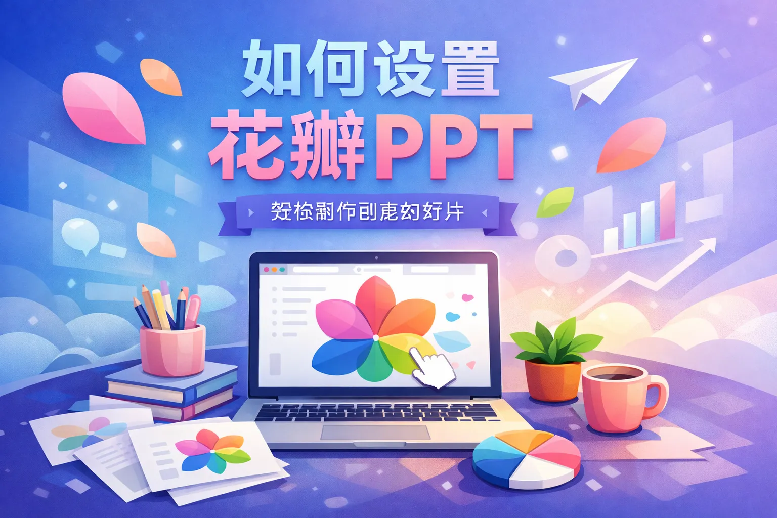 如何设置花瓣ppt