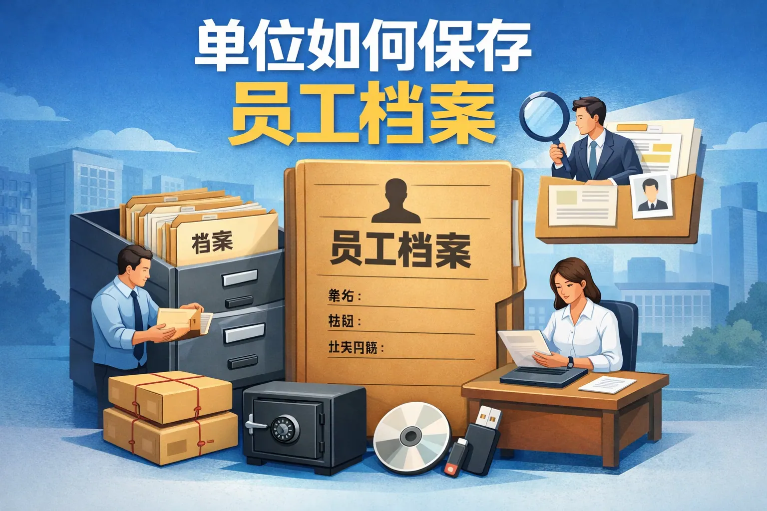 单位如何保存员工档案