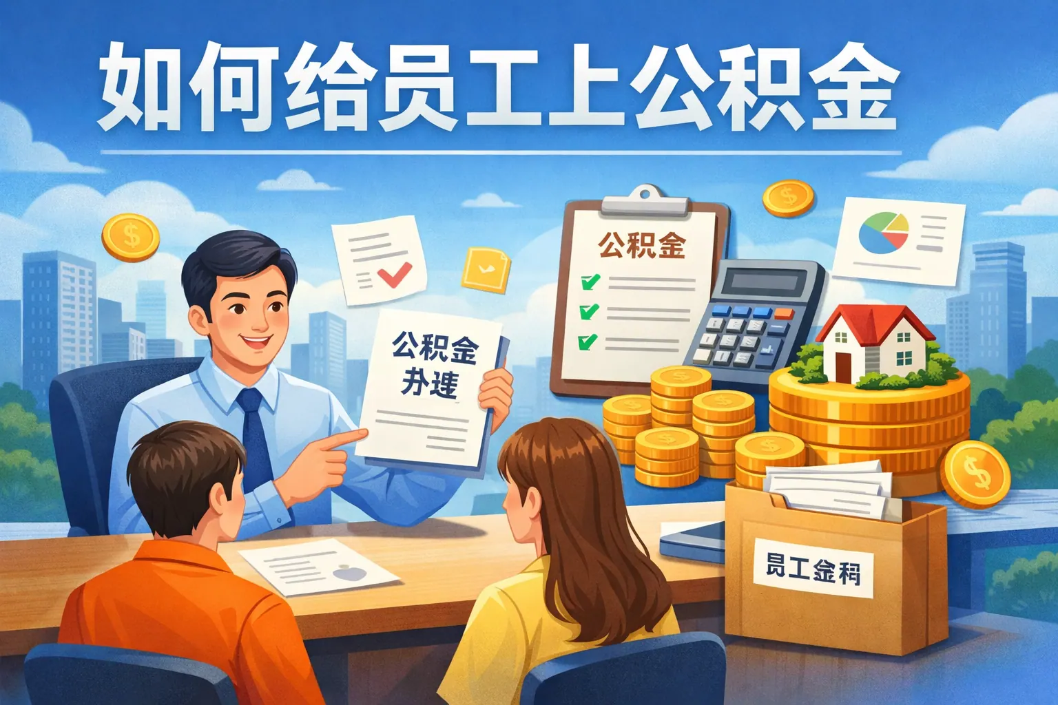 如何给员工上公积金