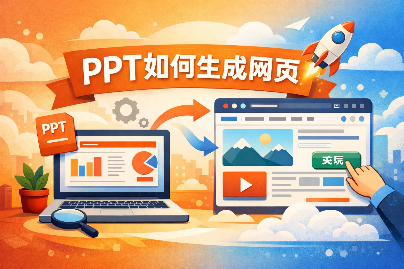 ppt如何生成网页