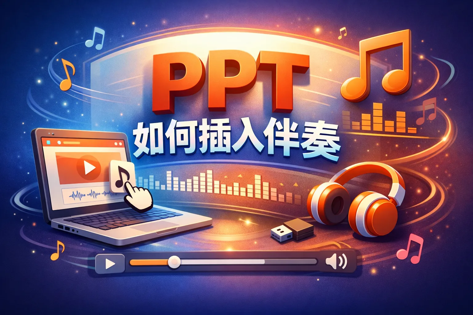 ppt如何插入伴奏
