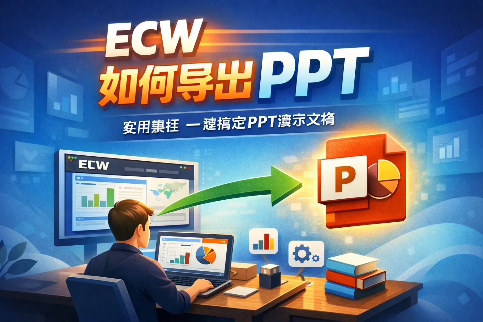 ECW如何导出PPT