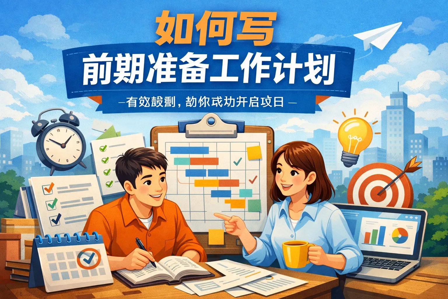 如何写前期准备工作计划