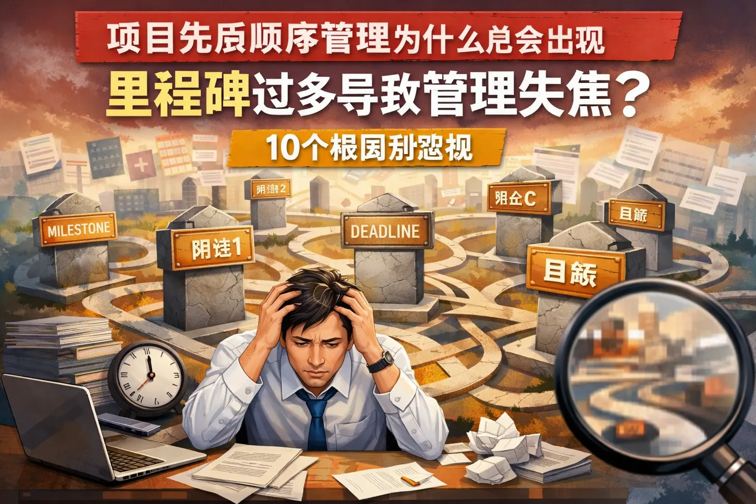 项目先后顺序管理为什么总会出现里程碑过多导致管理失焦?10个根因别忽视