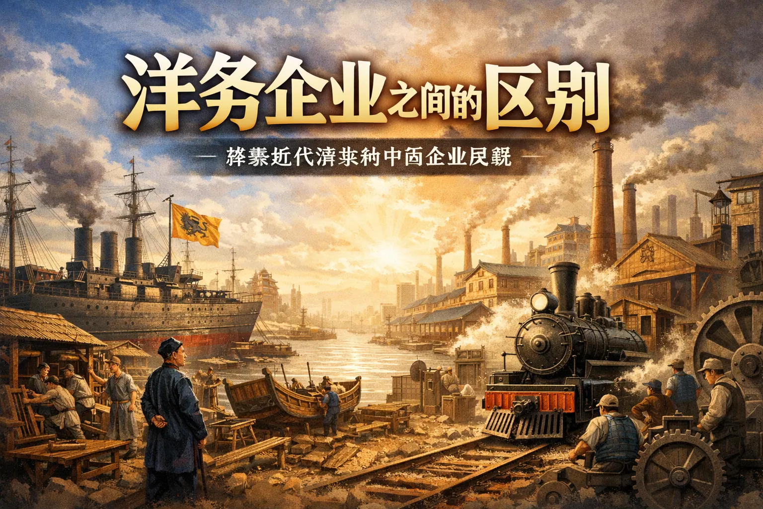 洋务企业之间的区别