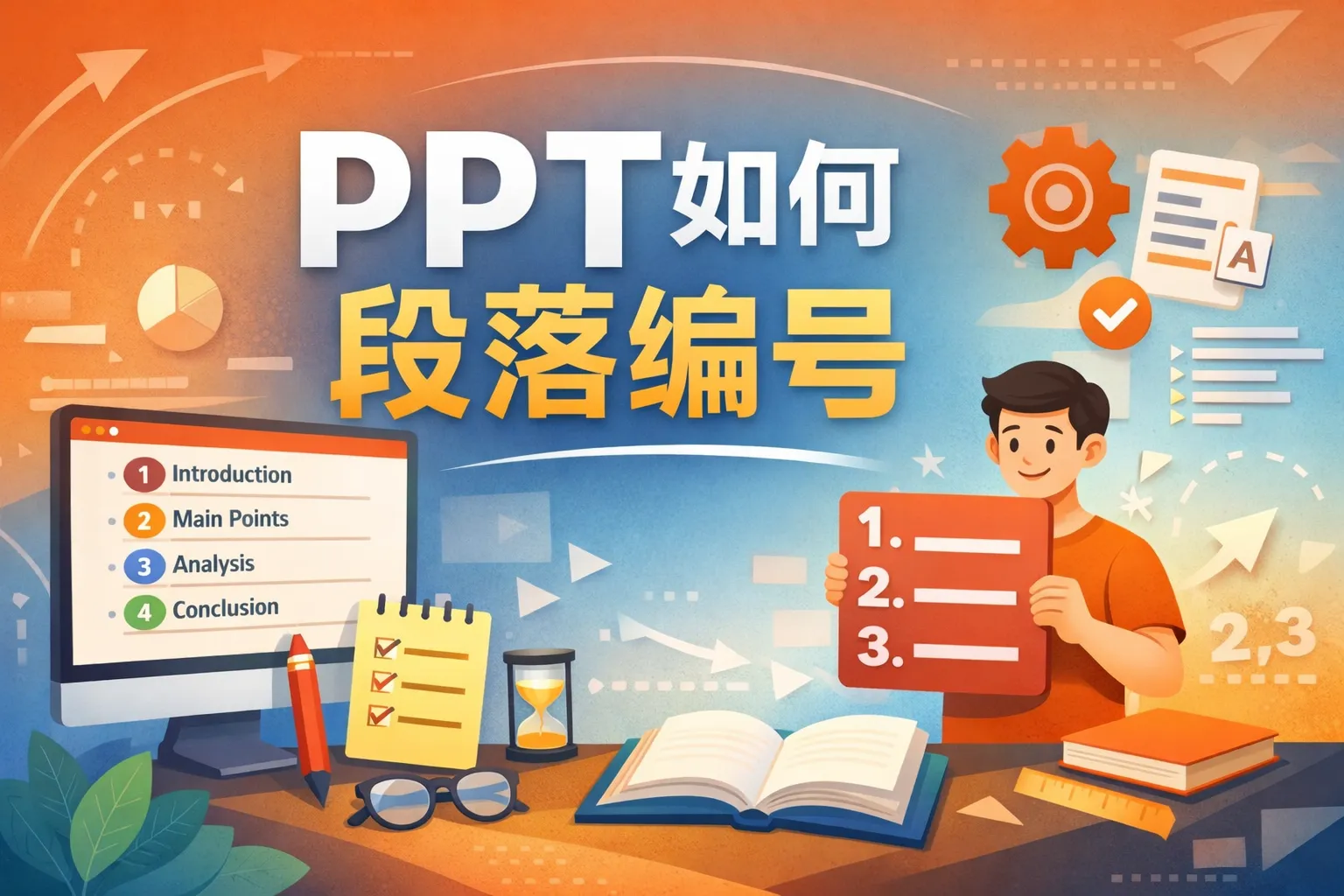 ppt如何段落编号