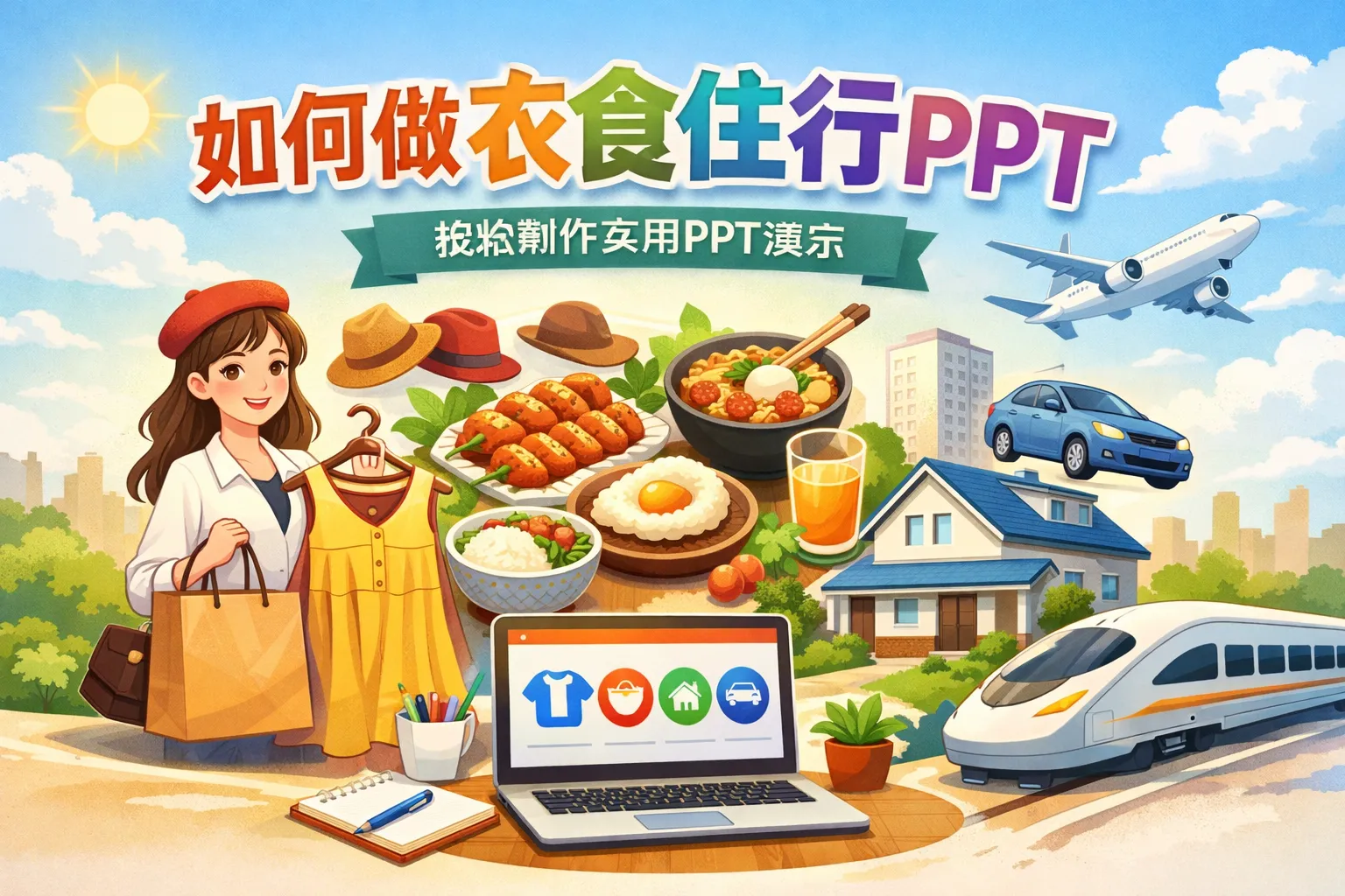 如何做衣食住行ppt