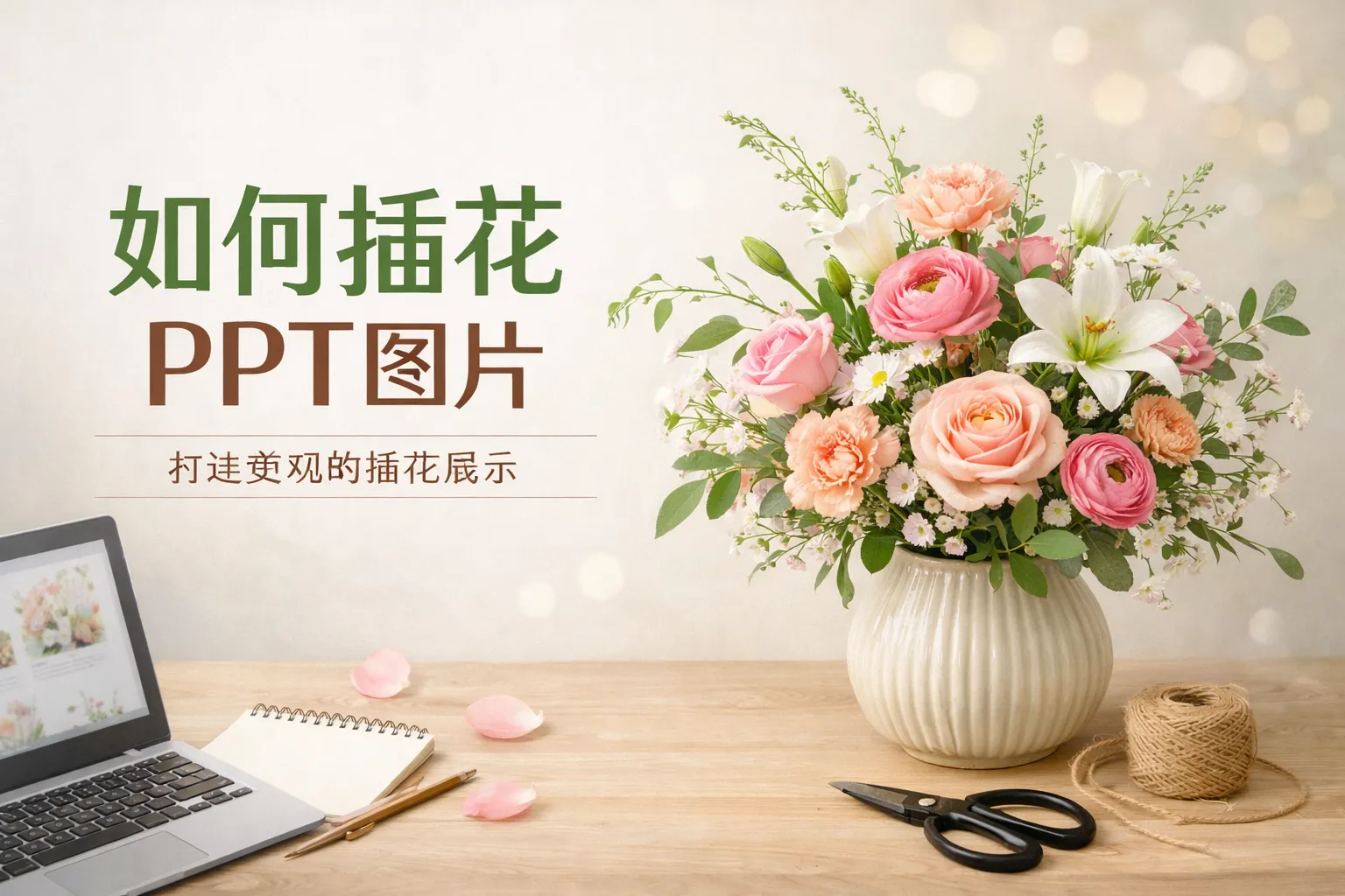 如何插花ppt图片