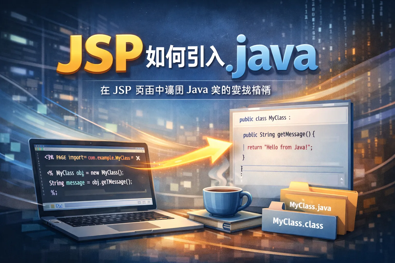 jsp 如何引入.java