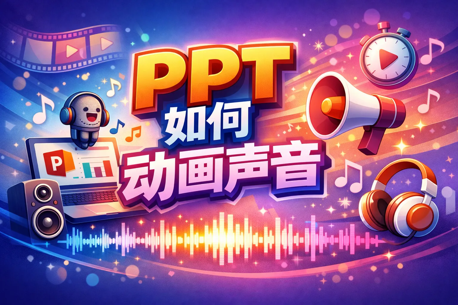 ppt如何动画声音