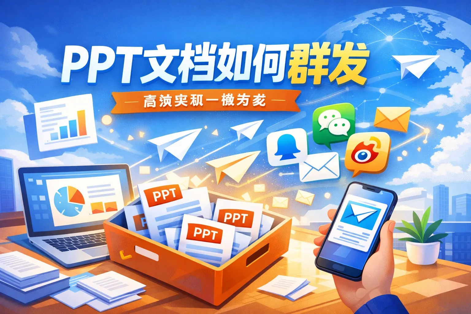 ppt文档如何群发