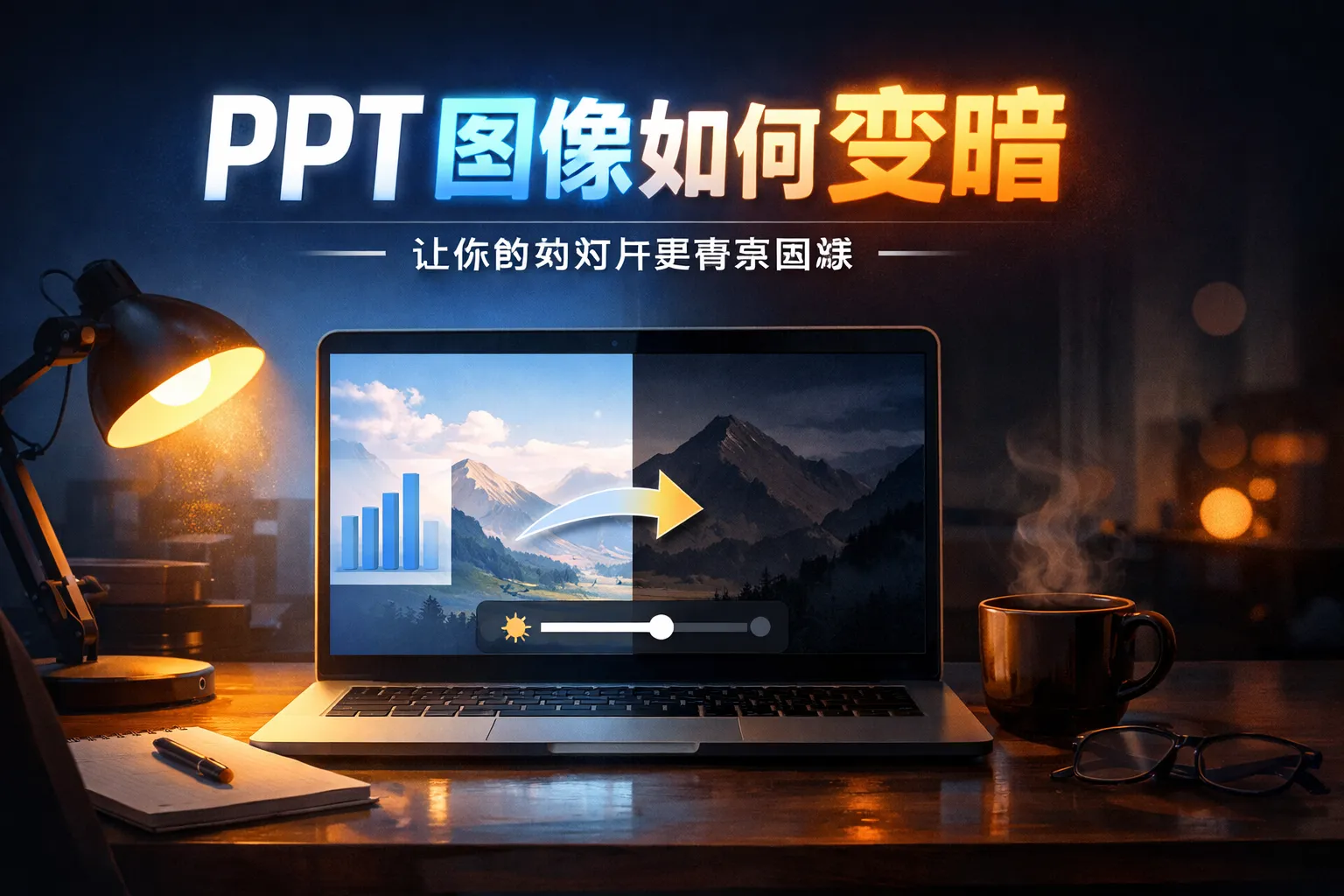 ppt图像如何变暗