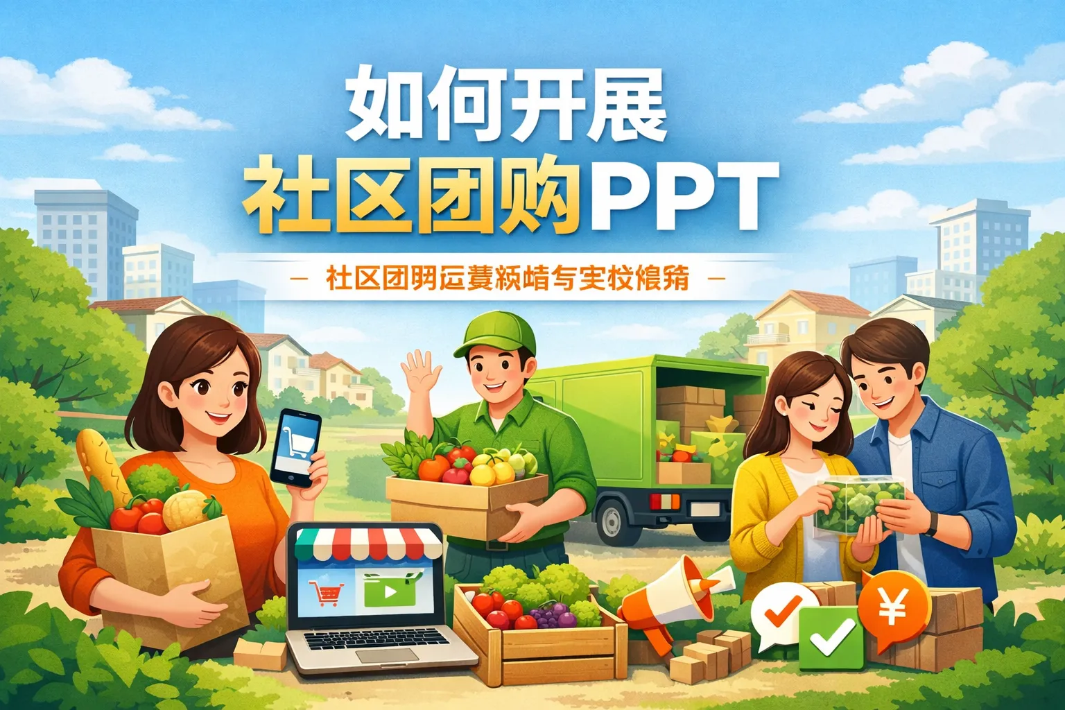 如何开展社区团购ppt