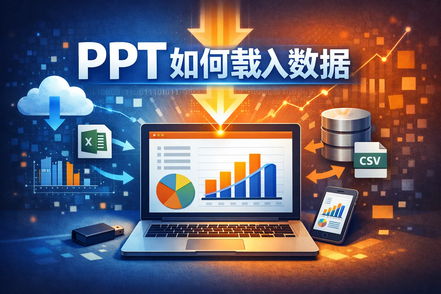 ppt如何载入数据