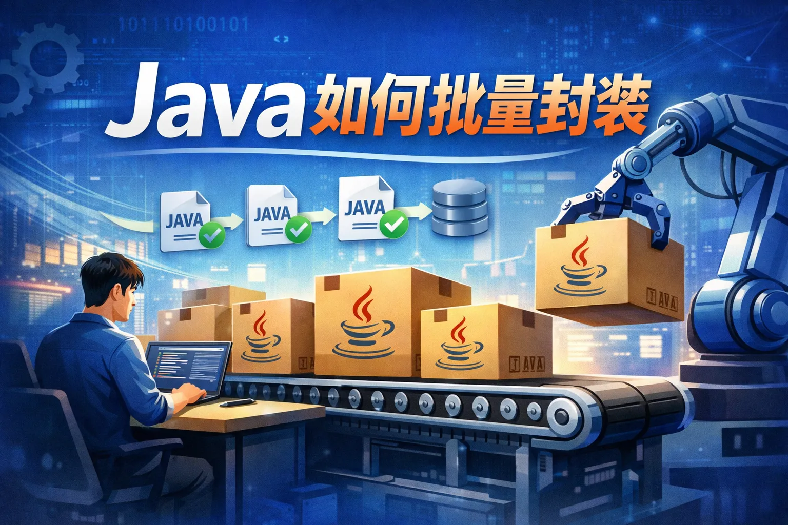 java如何批量封装