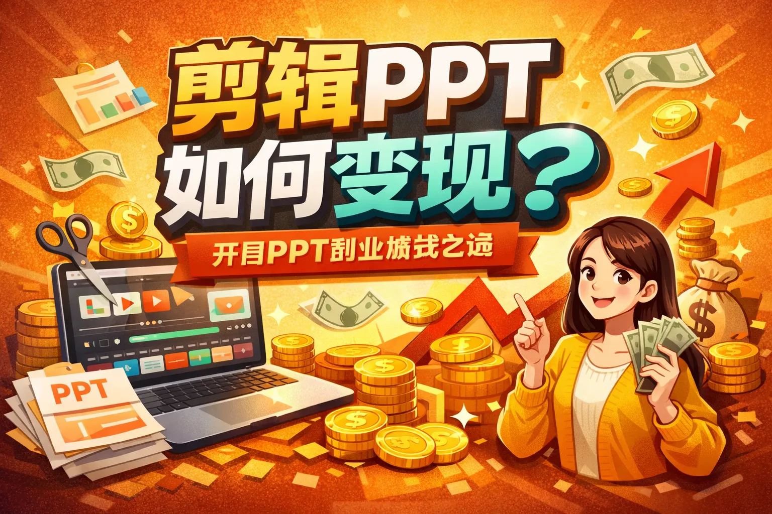 剪辑ppt如何变现