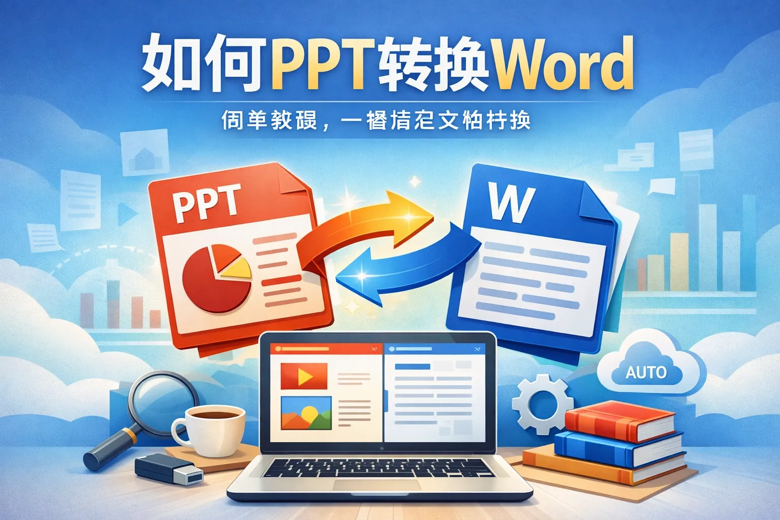 如何ppt转换word