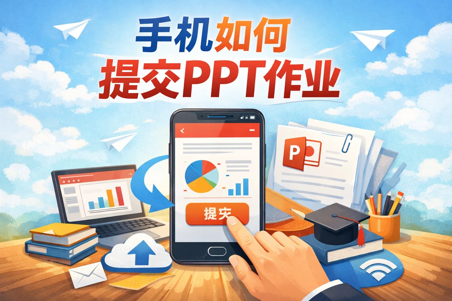 手机如何提交PPT作业