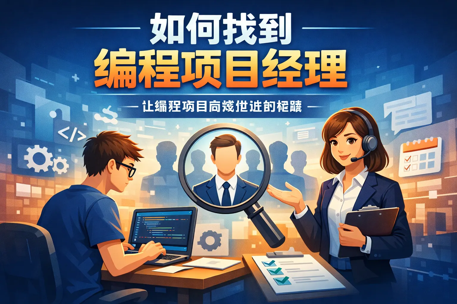 如何找到编程项目经理