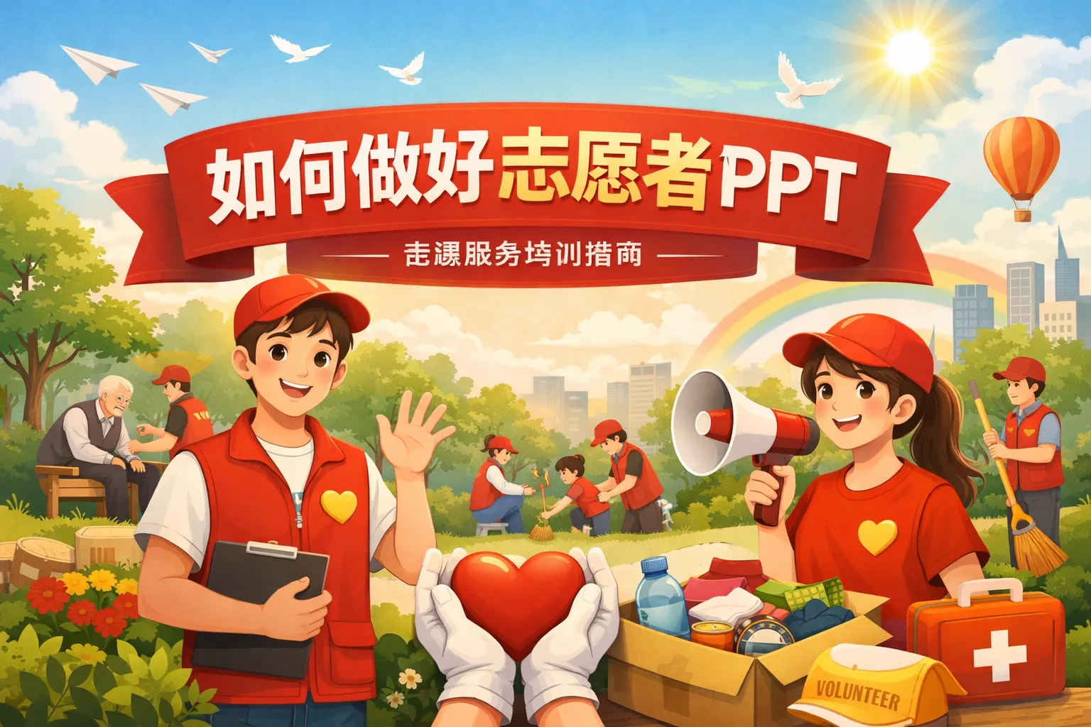 如何做好志愿者ppt