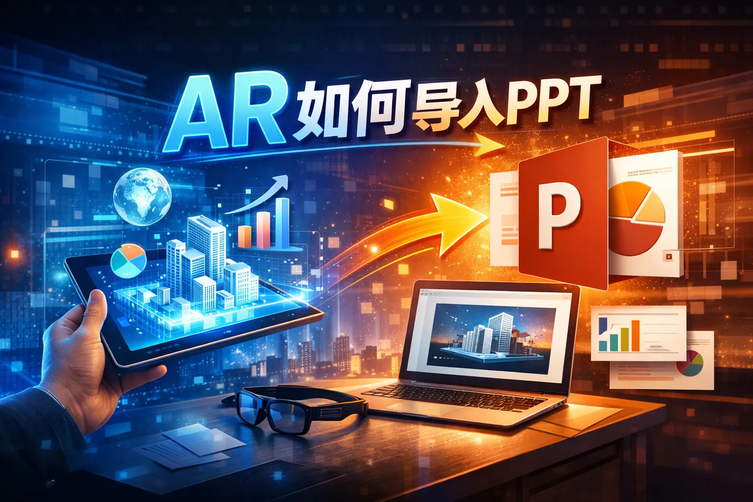 AR如何导入PPT