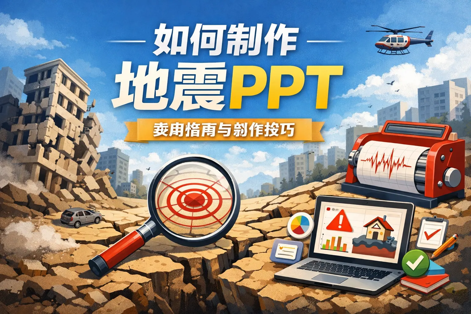如何制作地震ppt