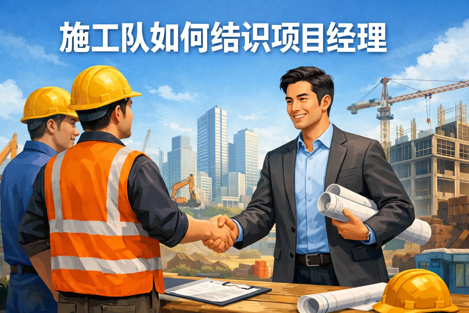 施工队如何结识项目经理