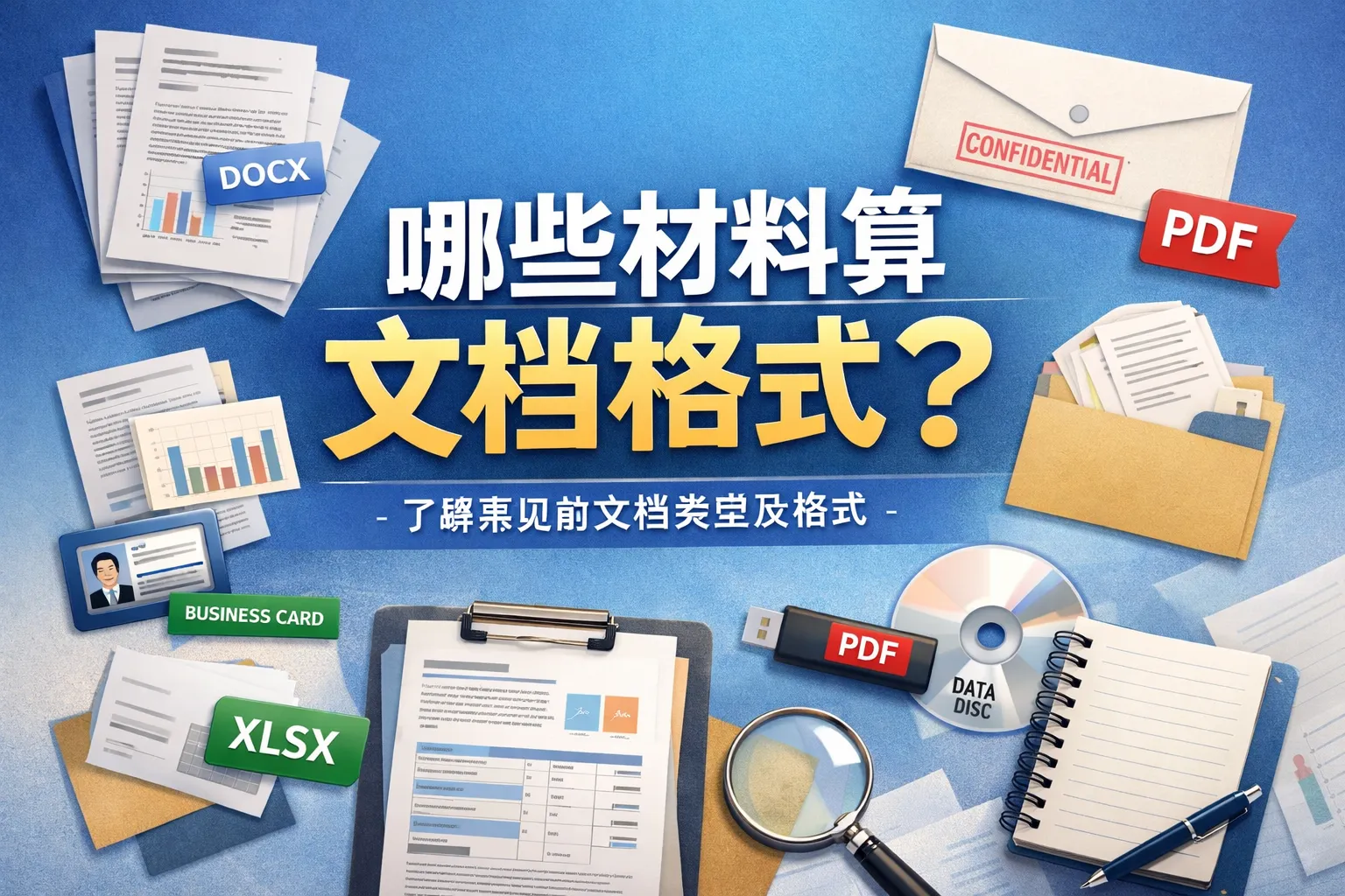 哪些材料算文档格式