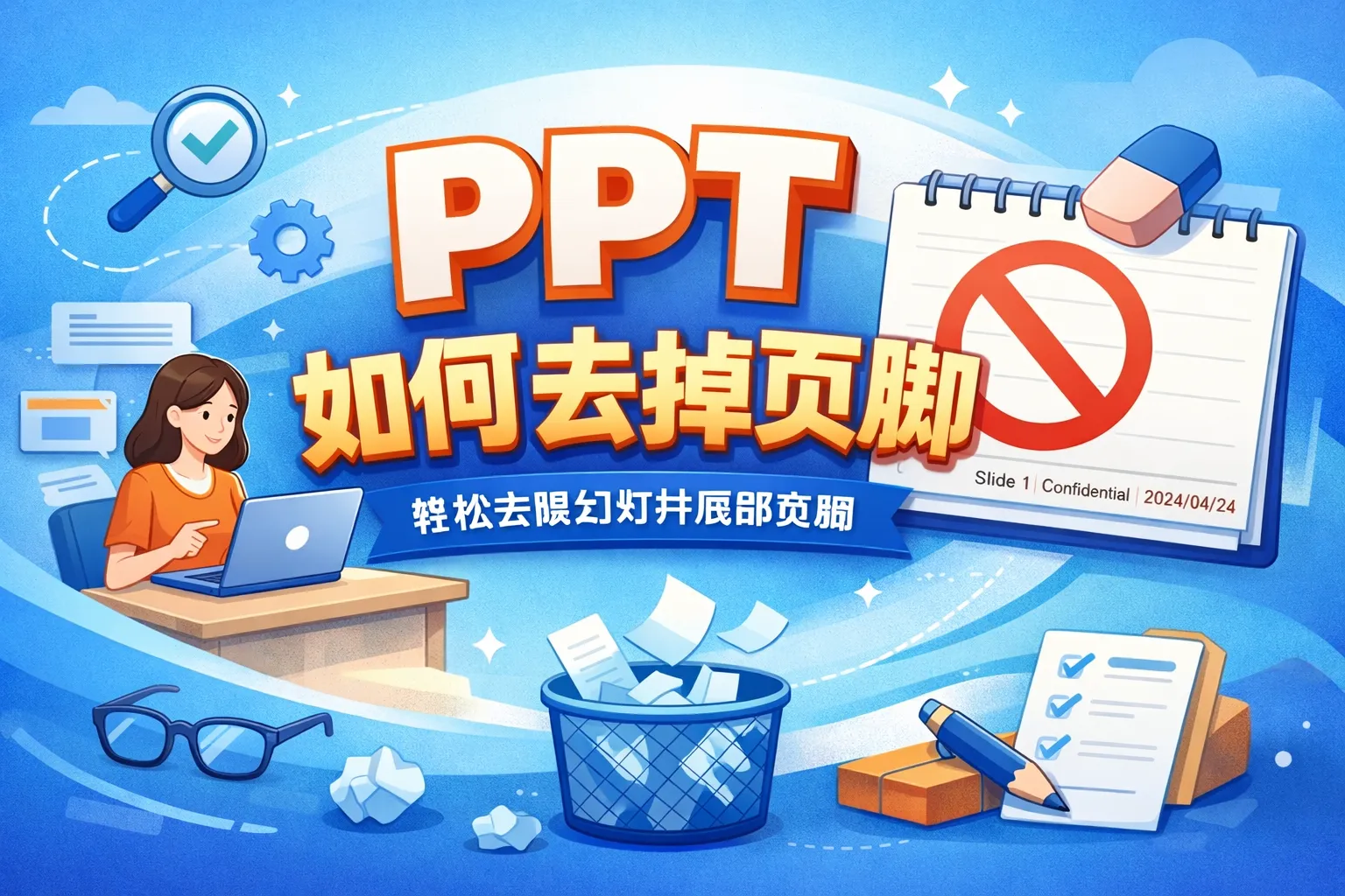 ppt 页脚如何去掉
