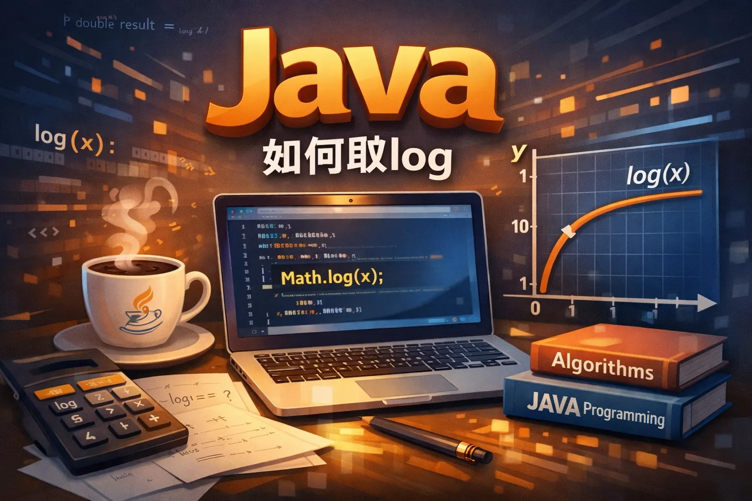 java 如何取log