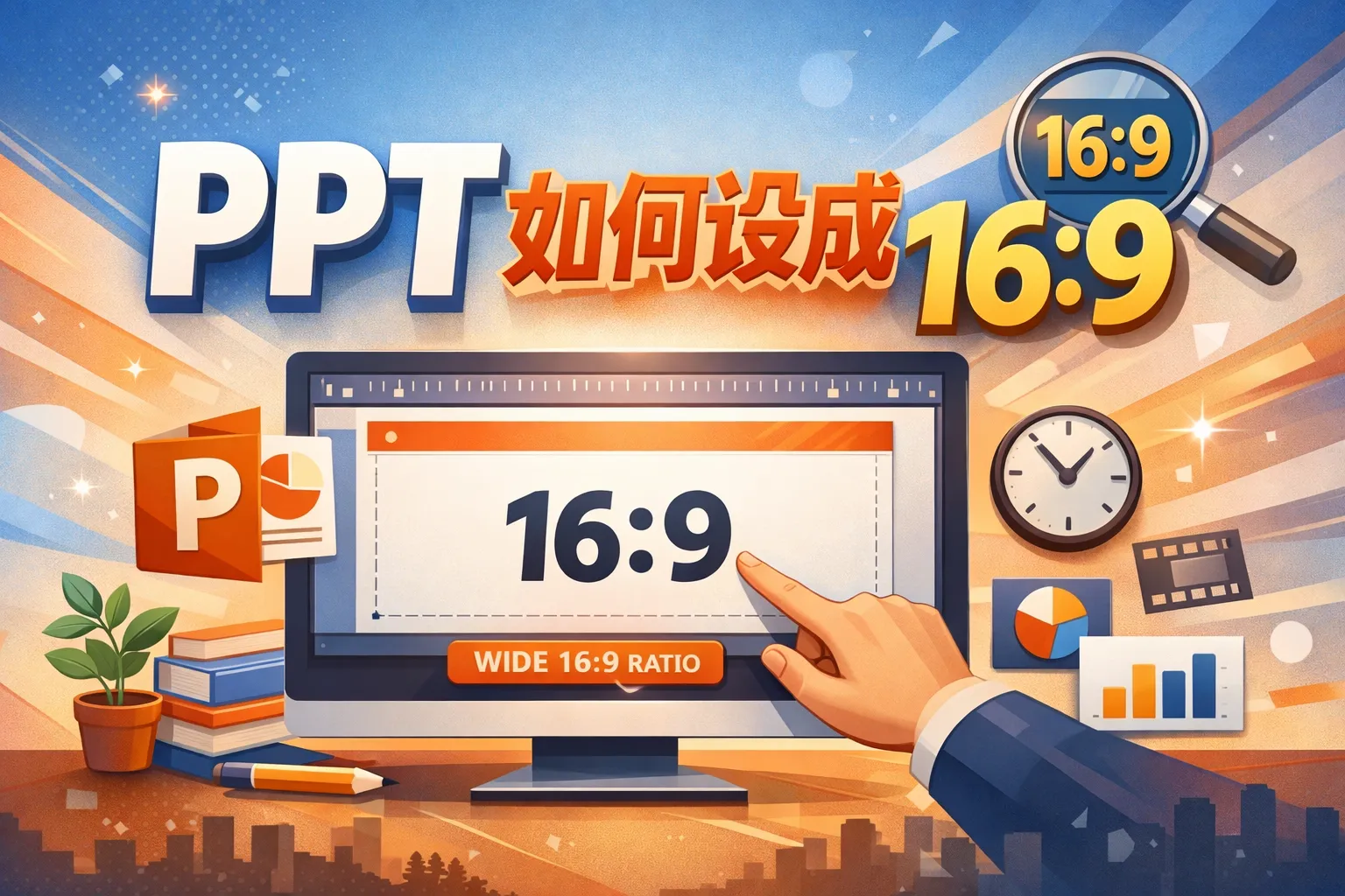ppt如何设成169
