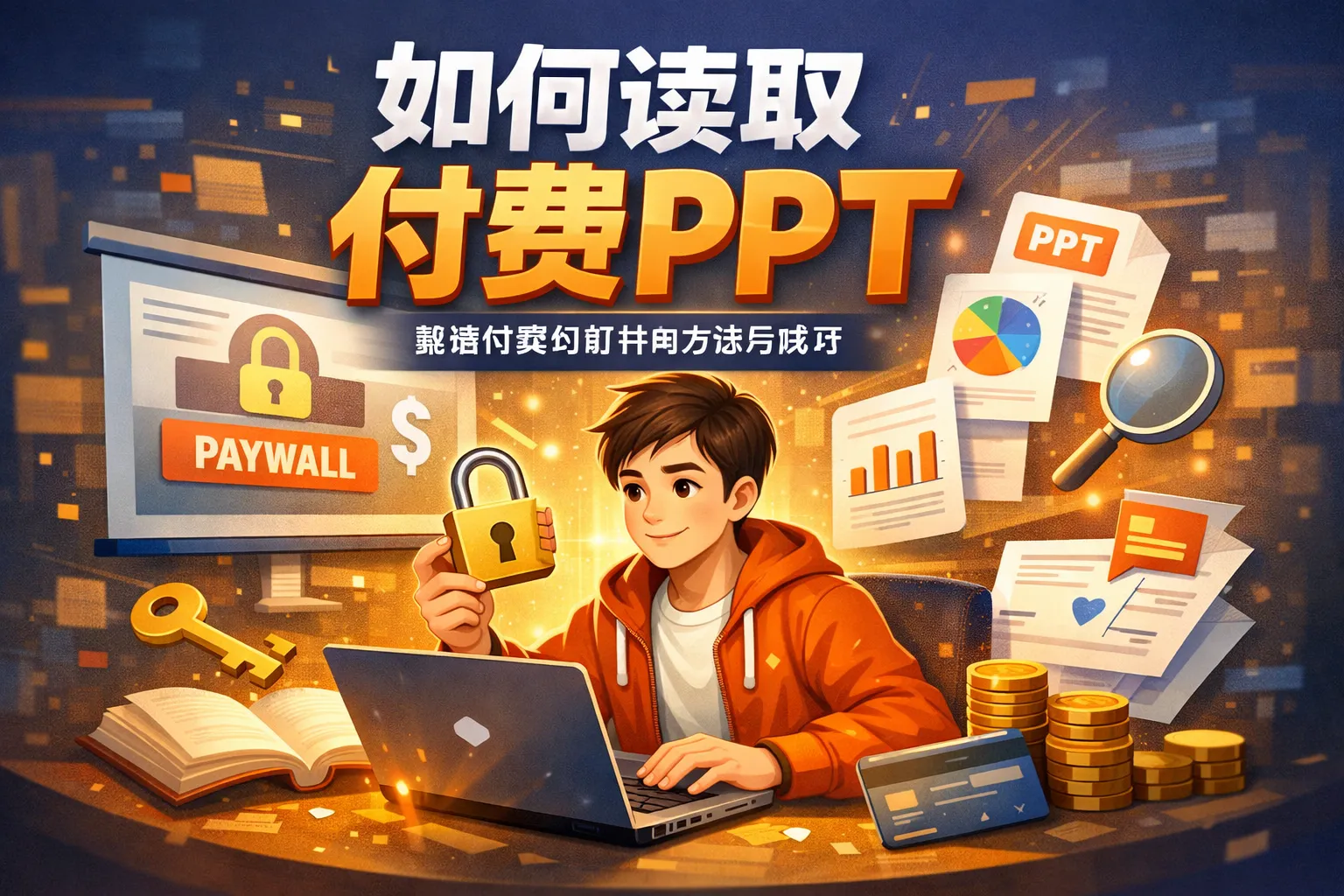 如何读取付费ppt