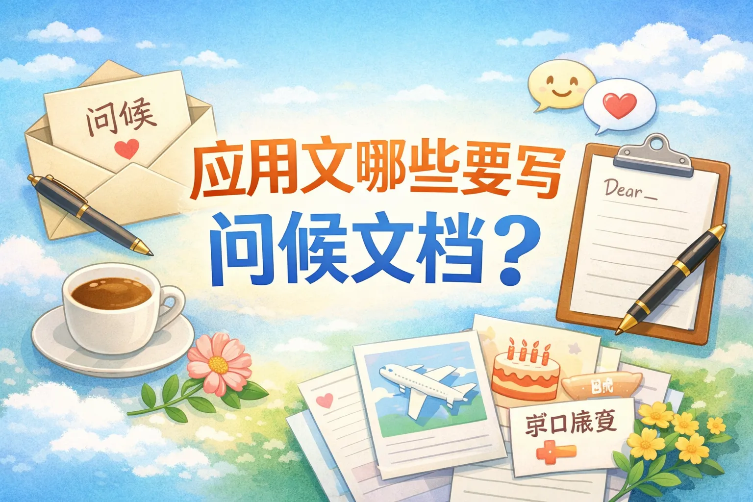 应用文哪些要写问候文档