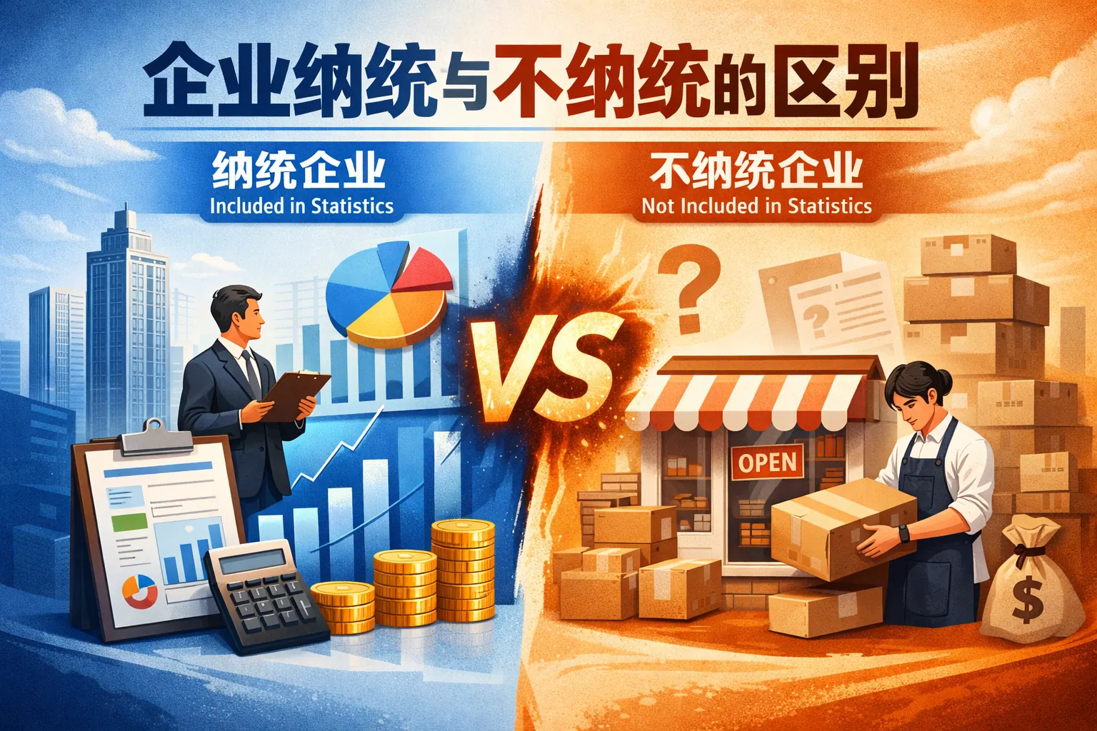 企业纳统与不纳统的区别