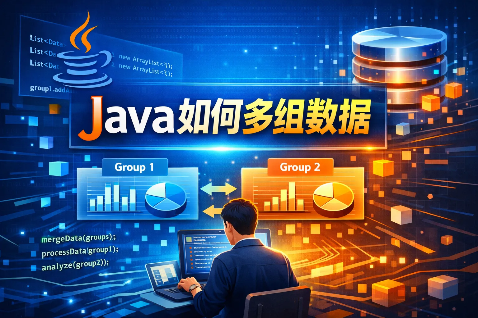 java如何多组数据