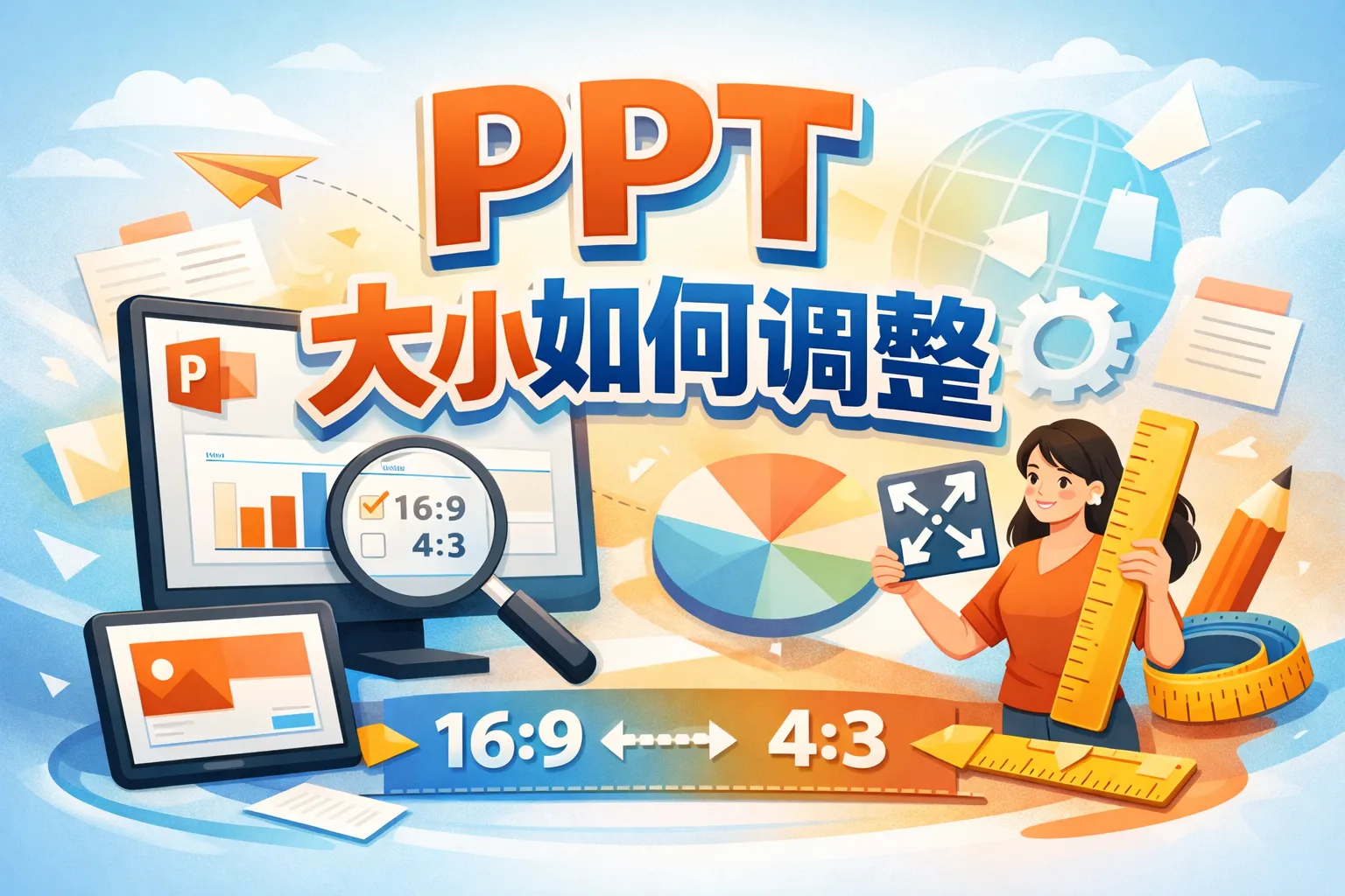 ppt大小如何调整