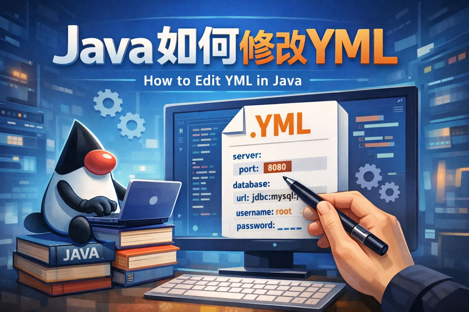 java如何修改yml