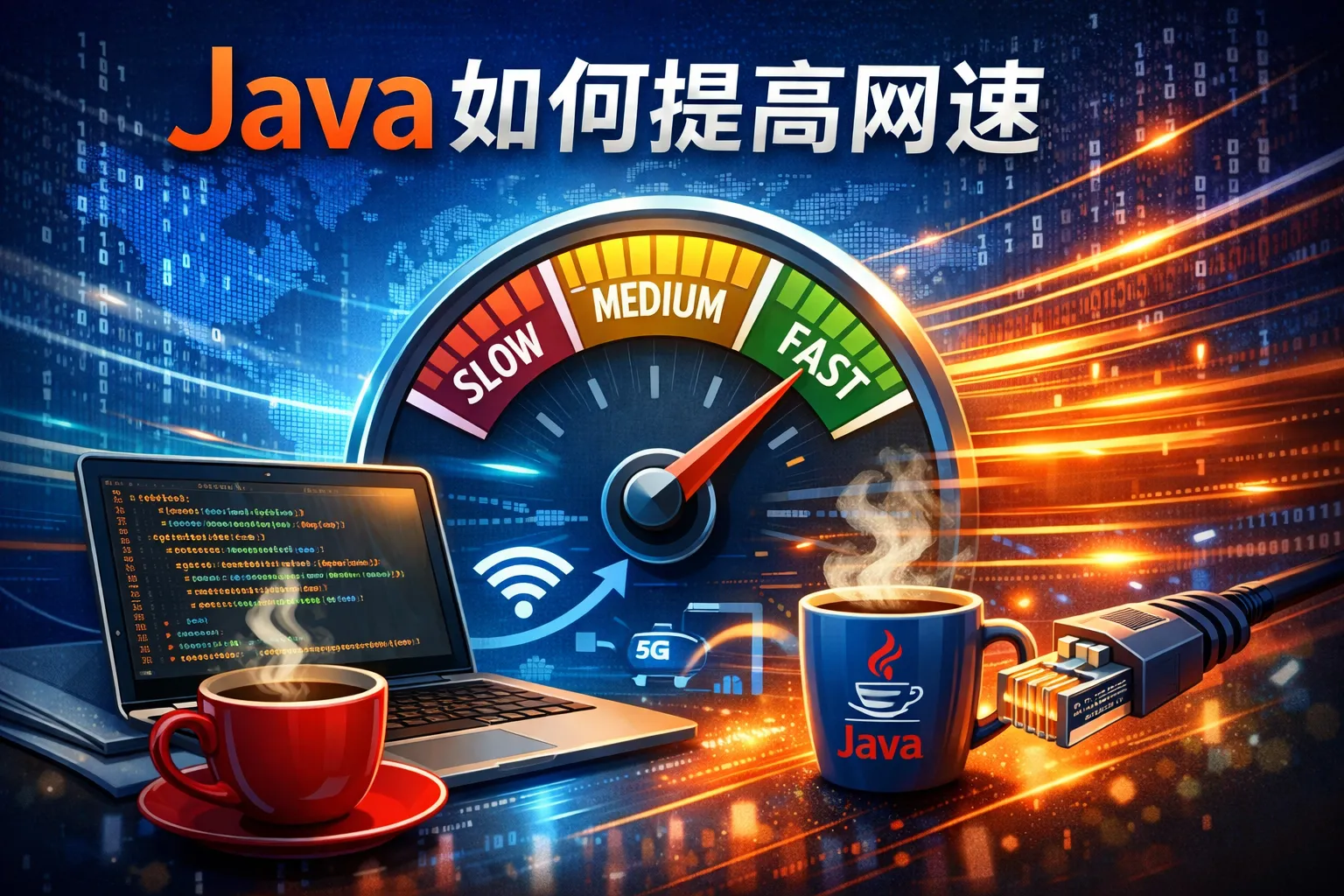 java如何提高网速