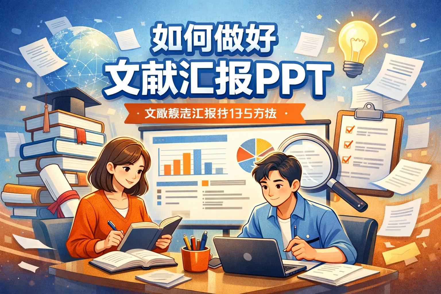 如何做好文献汇报ppt