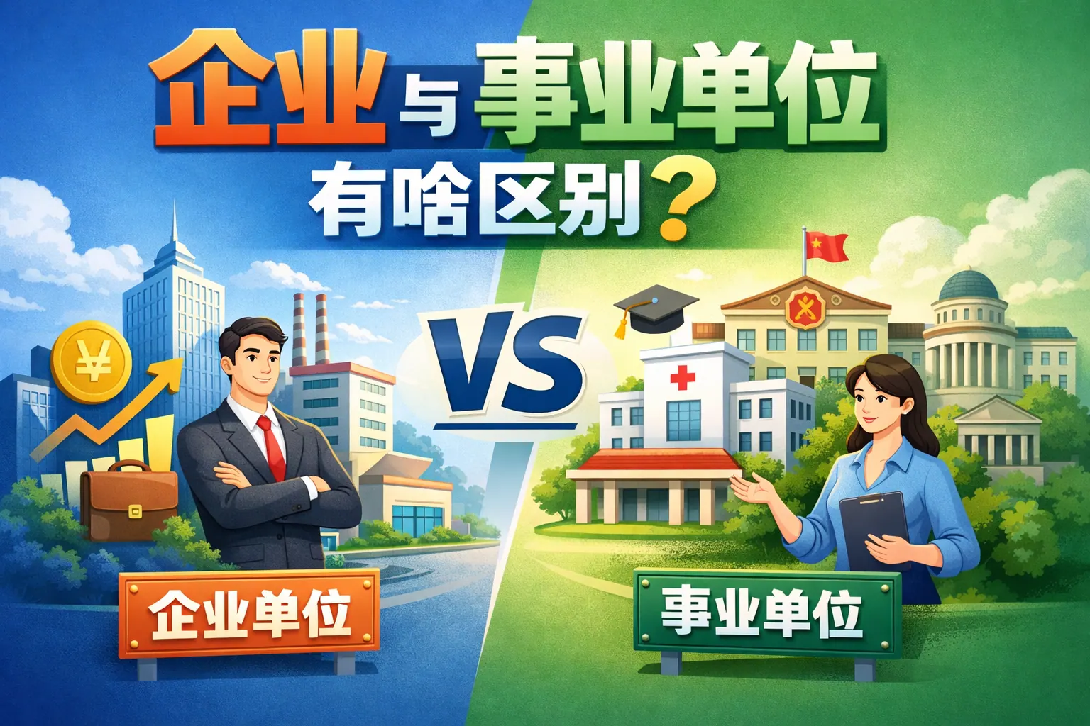 企业事业单位啥区别
