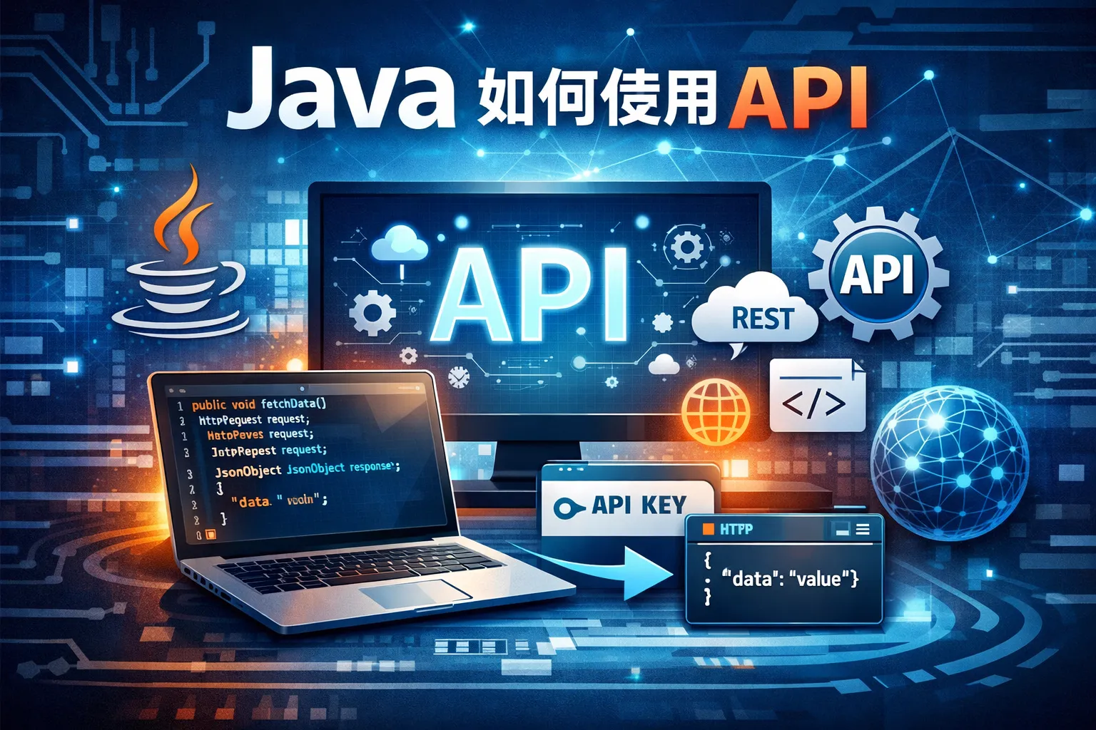java如何使用api