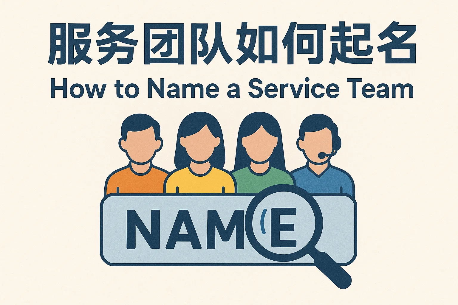 服务团队如何起名